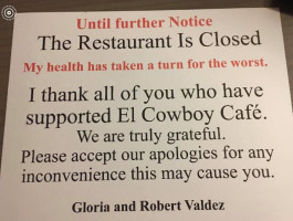 El Cowboy Cafe food