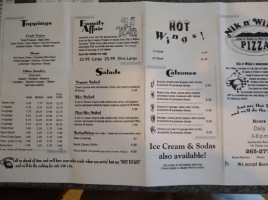 Nik-n-willies-pizza menu