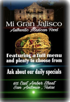 Mi Gran Jalisco Mexican Llc menu