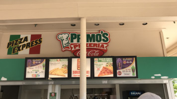 Primo’s Pizzeria menu