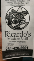 Ricardo's Mexican Grill food