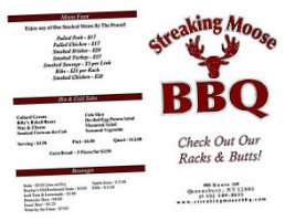 Streaking Moose Bbq menu