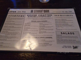 Star's Tavern menu