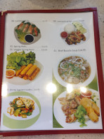 Bangkok Chef menu