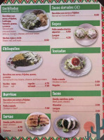 China Poblana Mexican menu