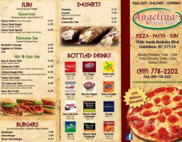 Angelina's Italian Pizzeria menu