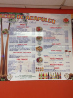 Tacos De Acapulco Grover Beach menu
