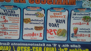 Lonchera Mariscos El Gordo food