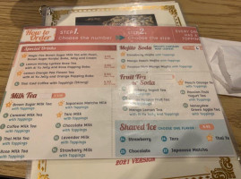 Royal Thai Bistreaux menu