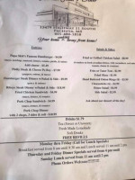Norma Jean's Diner menu