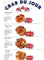 Crab Du Jour Cajun Seafood menu