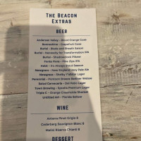 The Beacon Butcher menu