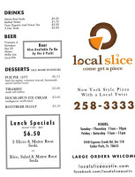 Local Slice Austin menu