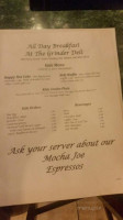 The Grinder Deli menu