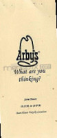 Arby's menu