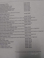 Graceville Lounge menu
