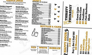 Buckle Boots Bbq Watering Hole menu