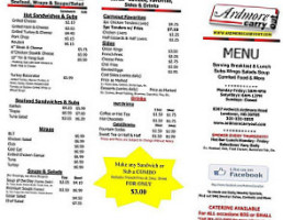 Ardmore Carry Out menu
