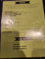 The Tumbleweed menu