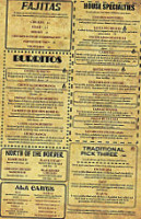 La Cabana Mexican Grill menu
