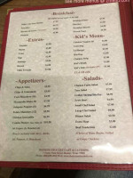 The Dry Creek Ranch menu