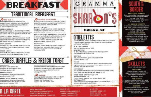 Gramma Sharon's Family menu