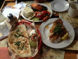 Denali Park Salmon Bake food