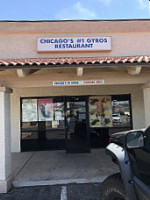 Chicago's Number One Gyros outside