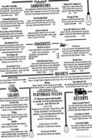 The Local Beer Cellar Pizza Oven menu