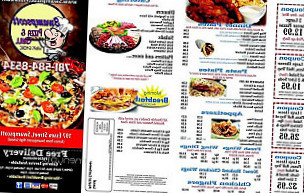 Swampscott Pizza And Grill menu