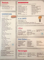 Betty's Cafe menu