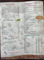 Pizza Chef menu