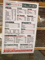 Al's Pizzeria menu