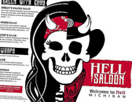 Hell Saloon menu