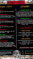 Tacos del Gnar menu