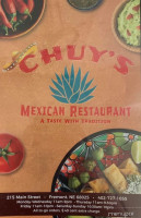 Chuy's Mexican menu