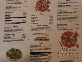 Smitty's Pizza Subs menu