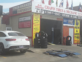 Chapin Tires outside