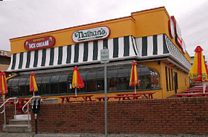 Nathan's Famous Hot Dogs outside