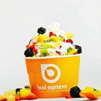 Orange Leaf Frozen Yogurt And Smoothies food