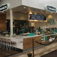 Cinnabon inside