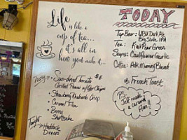 Black Waters Cafe Trading Post menu