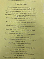 The Sunflour Bakery Eatery menu