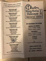 Bing's Happy Garden Inc menu