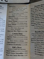 El Paisano menu