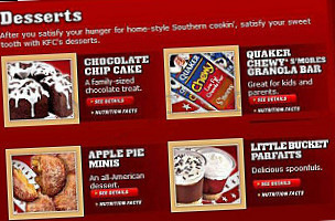 Kfc menu