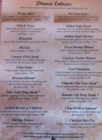 J J Rubys menu