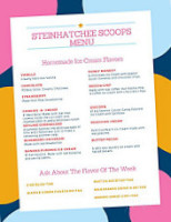 Steinhatchee Scoops menu