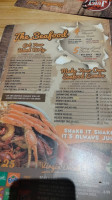 The Juicy Seafood Restaurant Bar menu