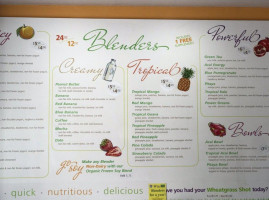 Blenders In The Grass menu